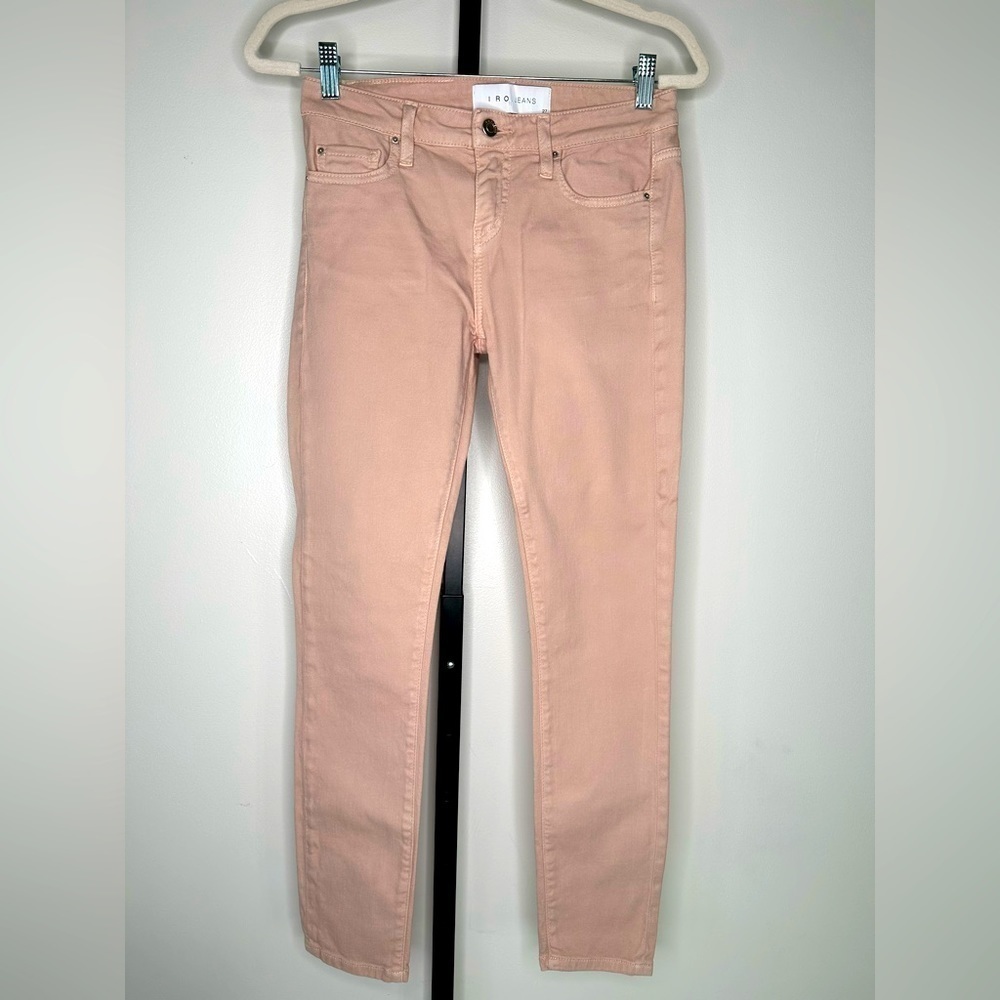 IRO Women's Mid-Rise Skinny Jeans - Size 27 - Soft Pink